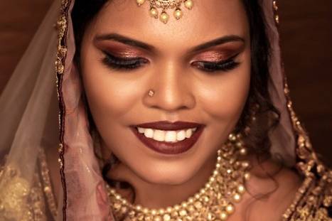 Muslim bridal makeup