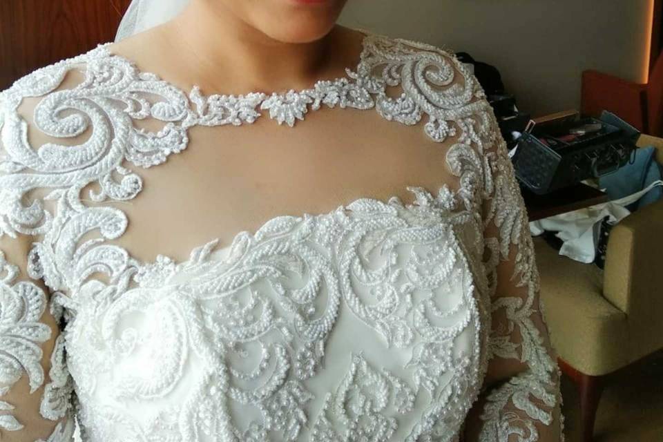 Christian bride look