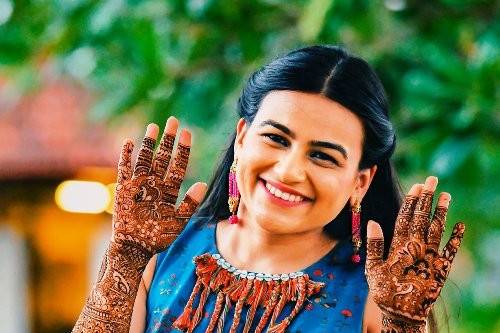 Mehendi ceremony makeup