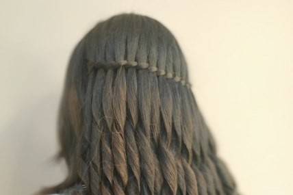 Waterfall hairstyle