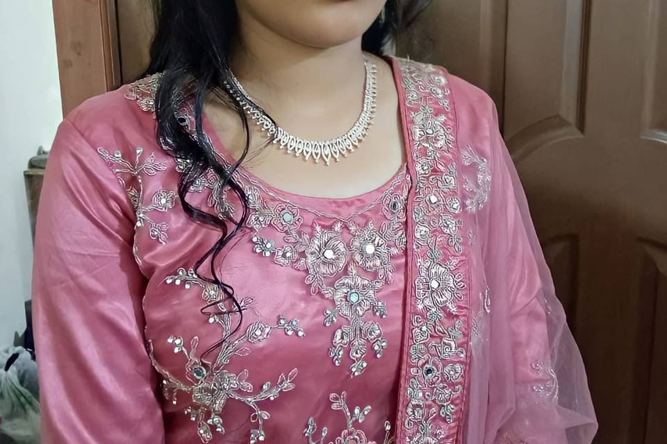 Reception Makeup Look