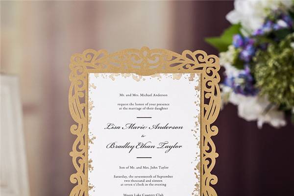 Royal wedding invitation