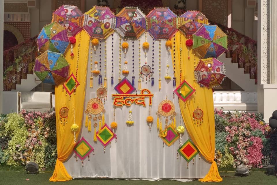 Haldi Backdrop