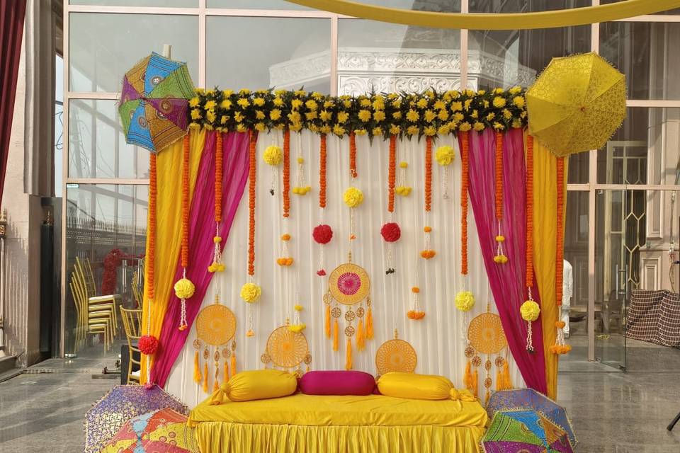 Haldi Backdrop