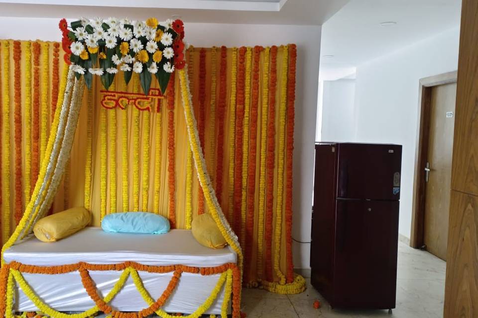 Haldi Backdrop