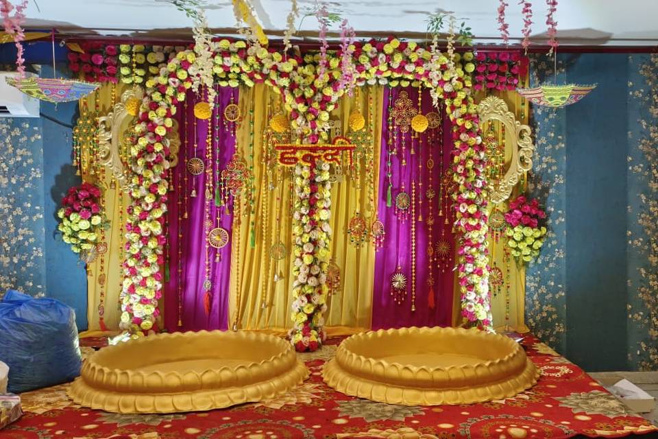 Haldi Backdrop