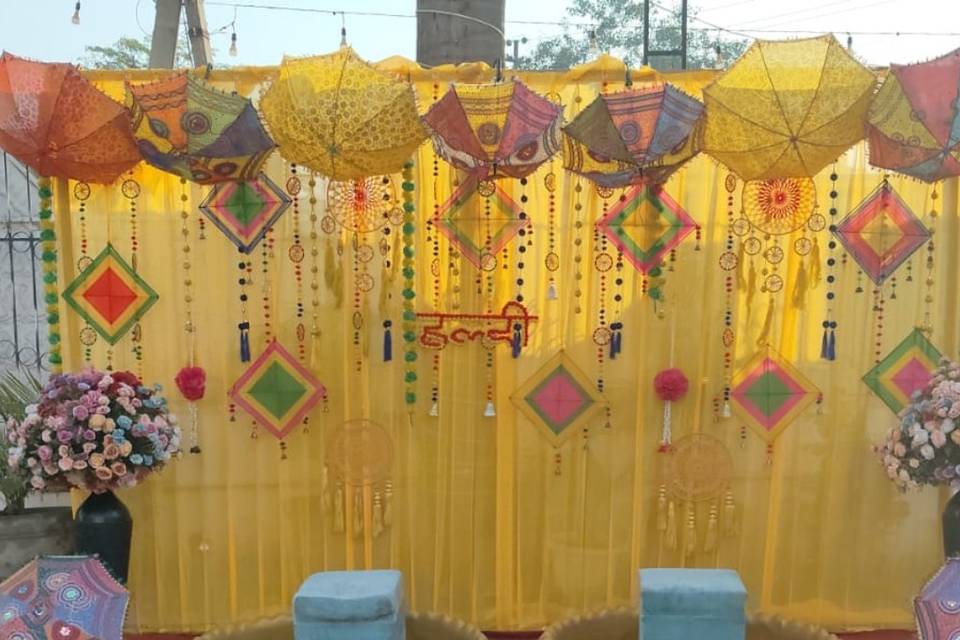 Haldi Backdrop