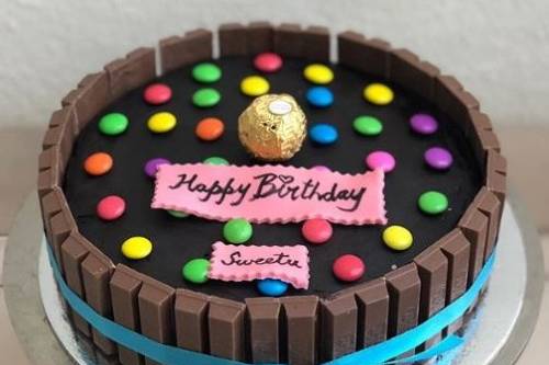 Online tempting chocolate photo cake in square shape to Bangalore, Express  Delivery - redblooms