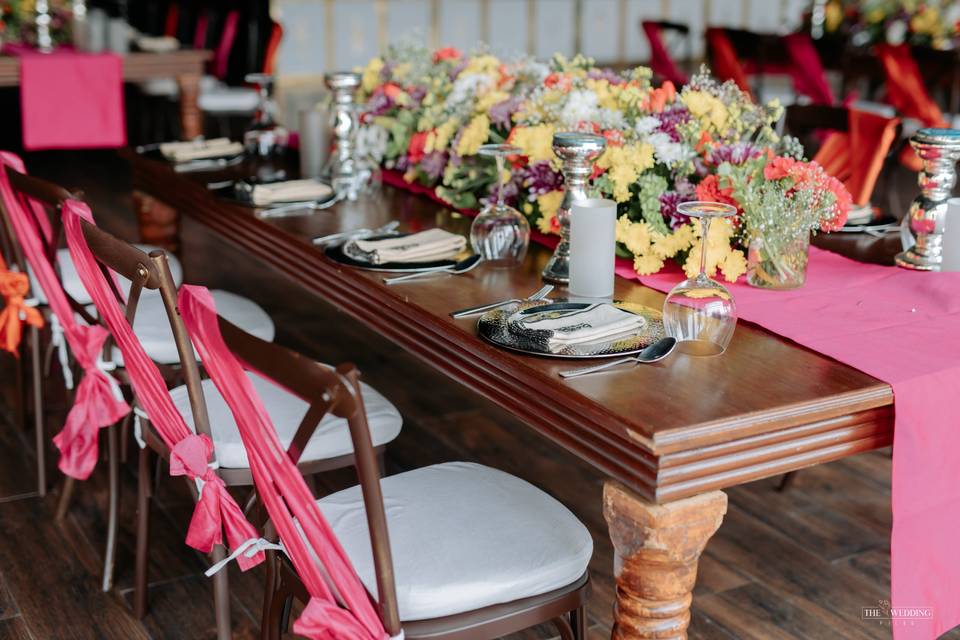 Table setup detailings