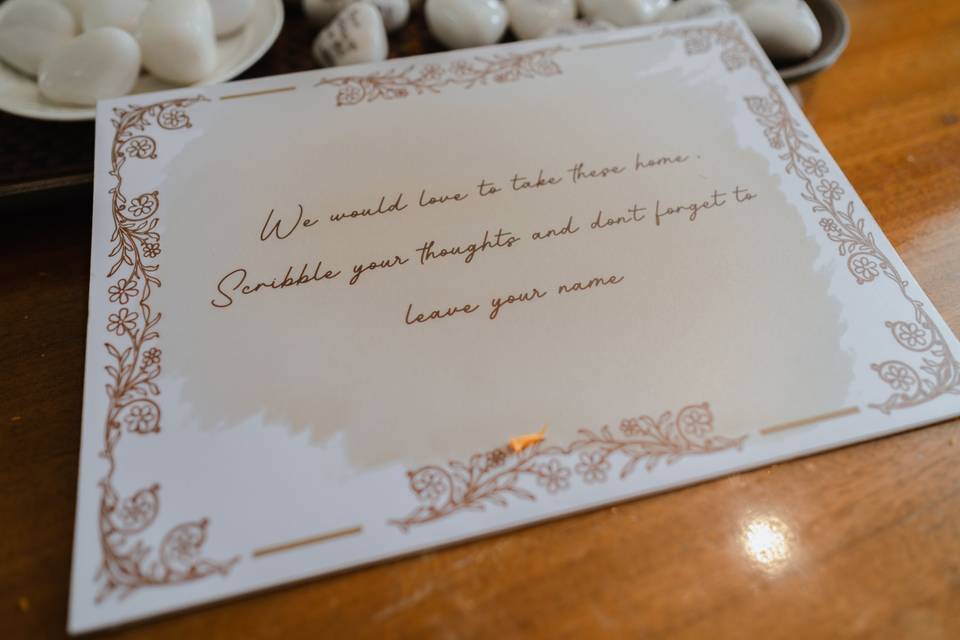 Wishes for the couple