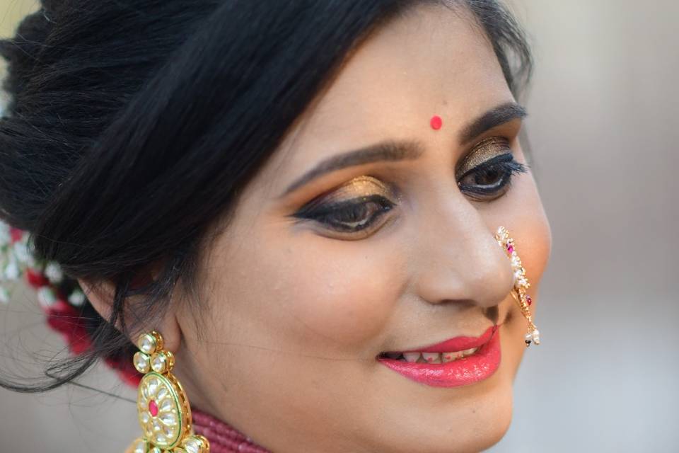 Bridal makeup