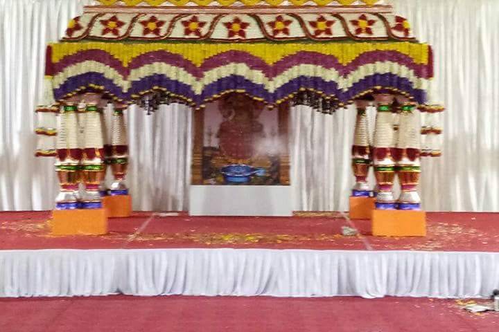 Sri Ganesh Flower Decoration