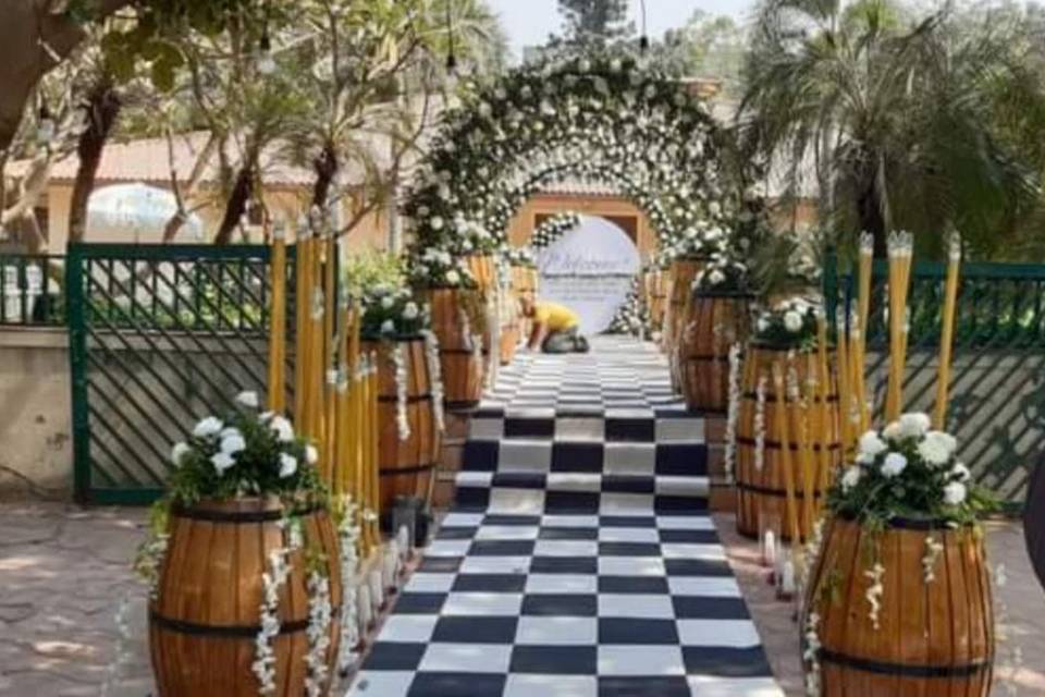 Beautiful Wedding Entrance
