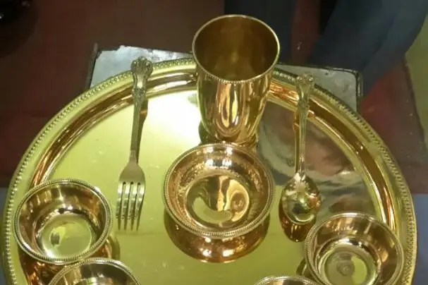 Moradabad Brass Dinner Set