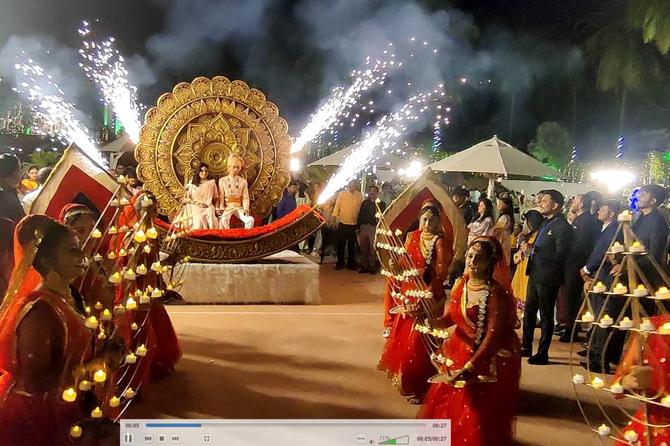 Bride & Groom Entry