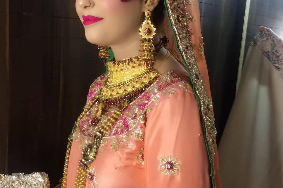 Bridal makeup