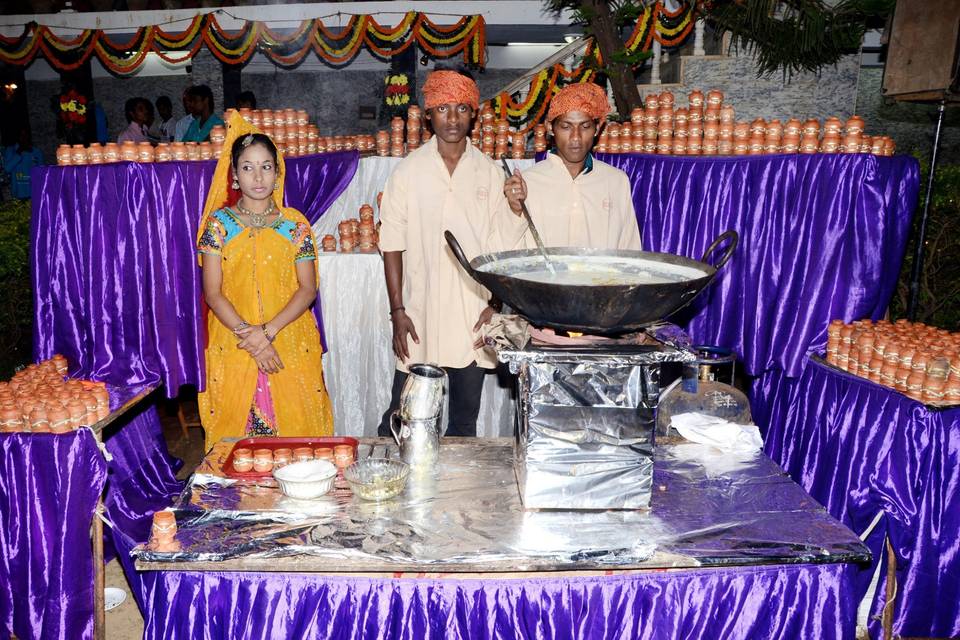 Catering setup