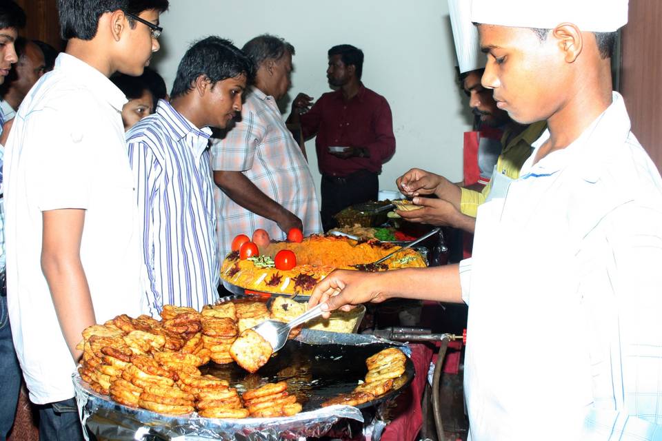 Catering setup