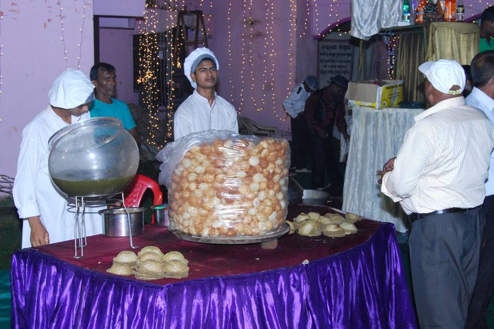 Catering setup