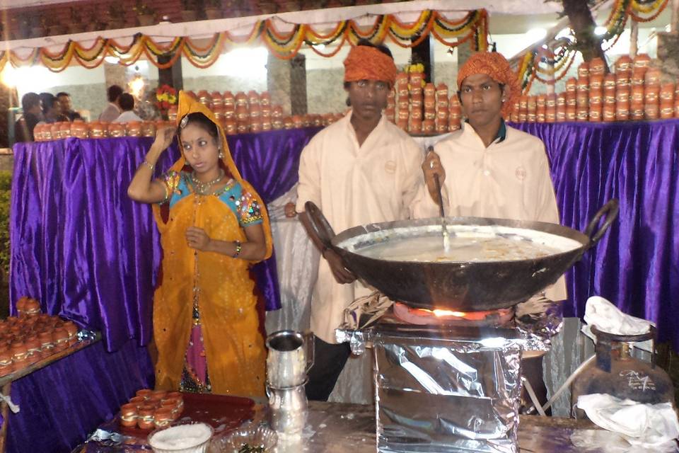 Catering setup