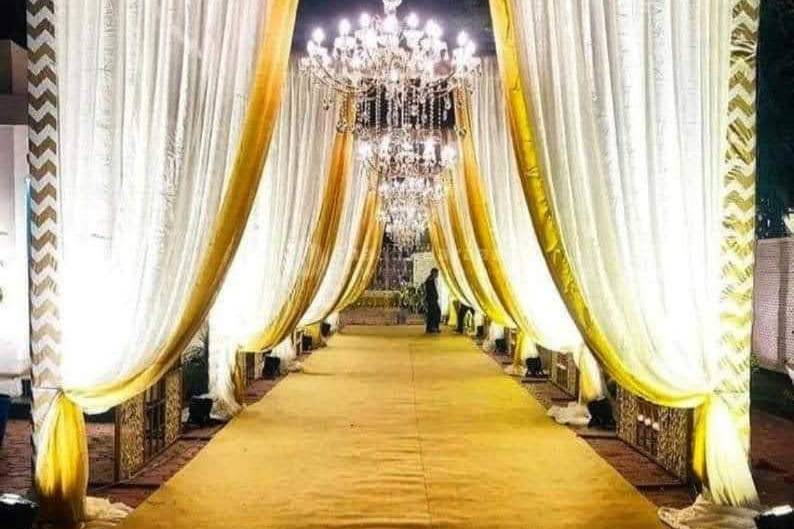 Curtain Style Decor Entrance