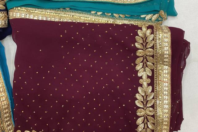 Wedding Saree at Rs 2000, Wedding Embroidery Saree in Ambala