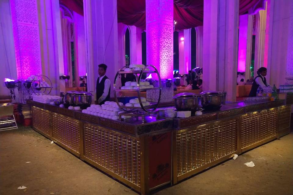 Catering setup