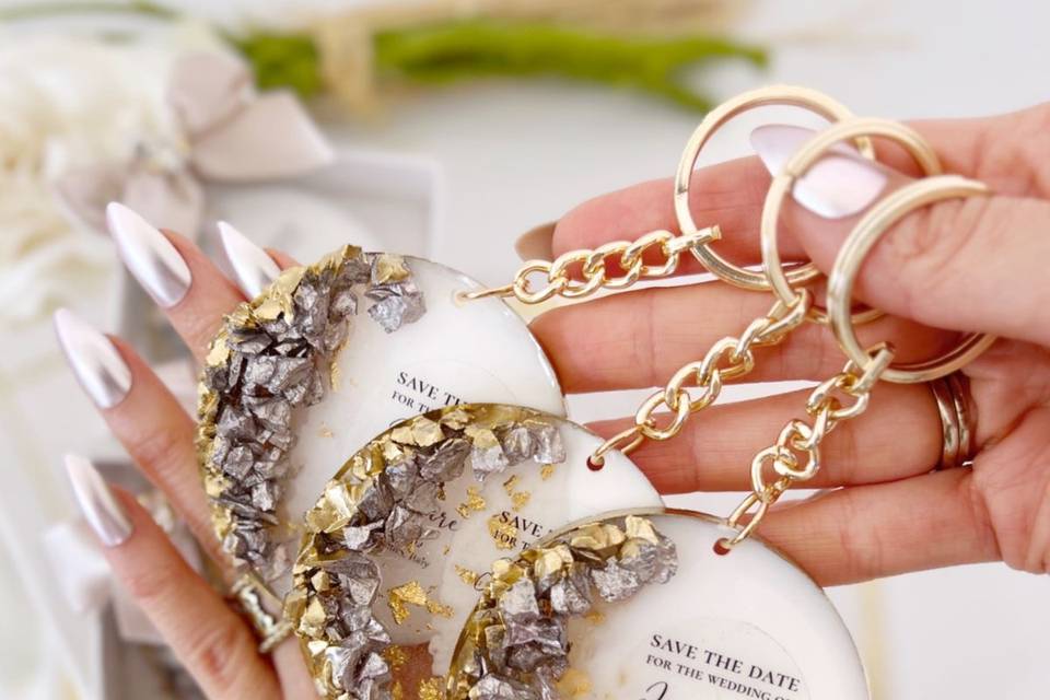 Couple Name Keychain