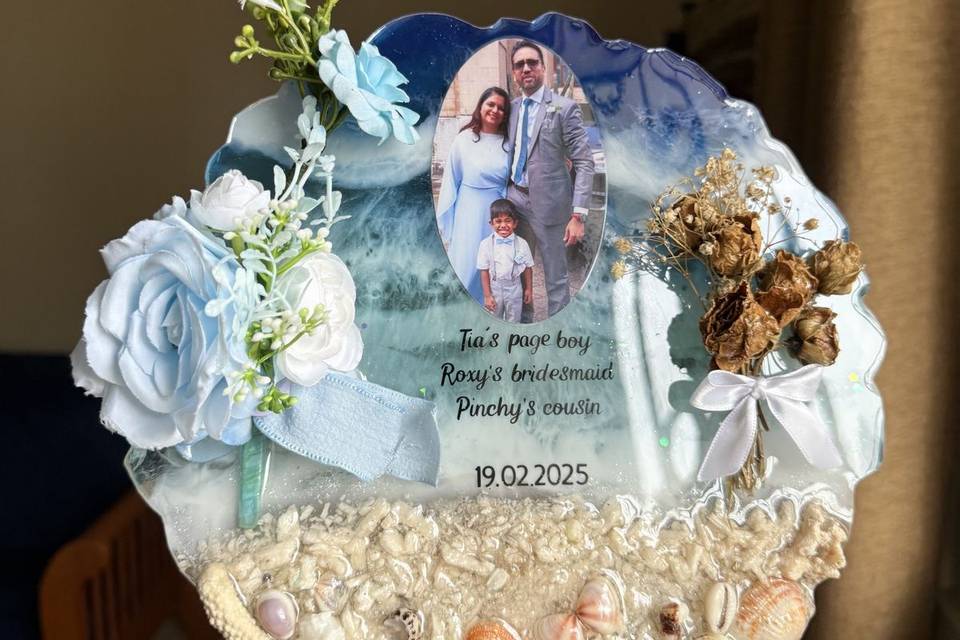 Custom wedding Frame