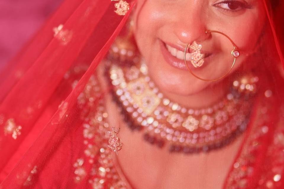 Soft bridal makeup