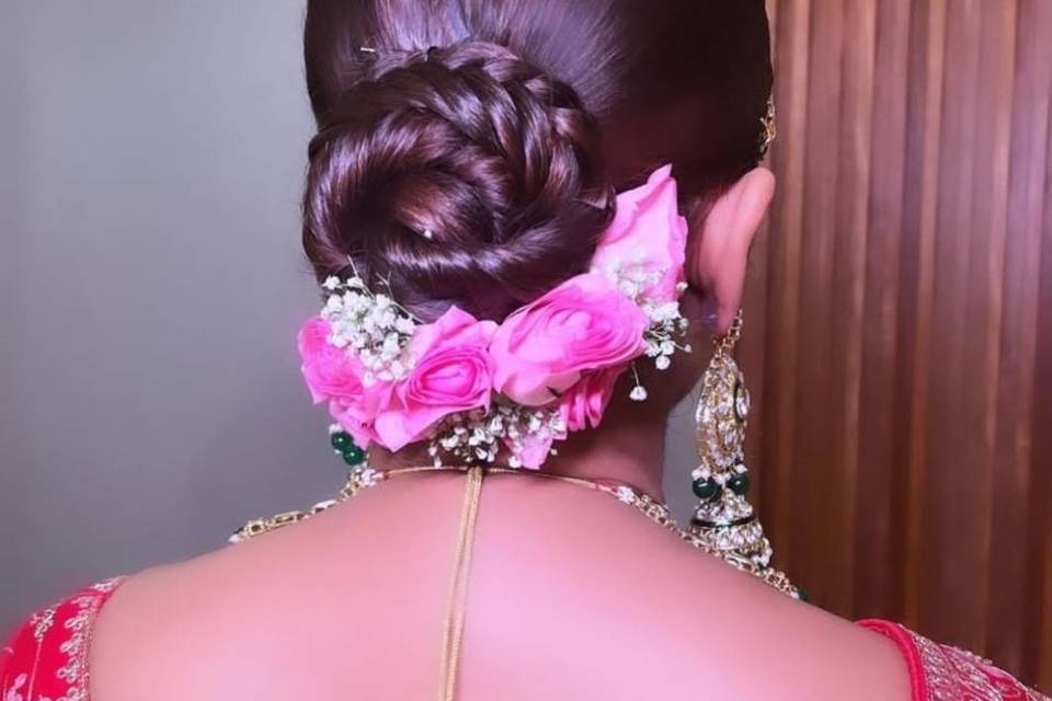 Bridal bun