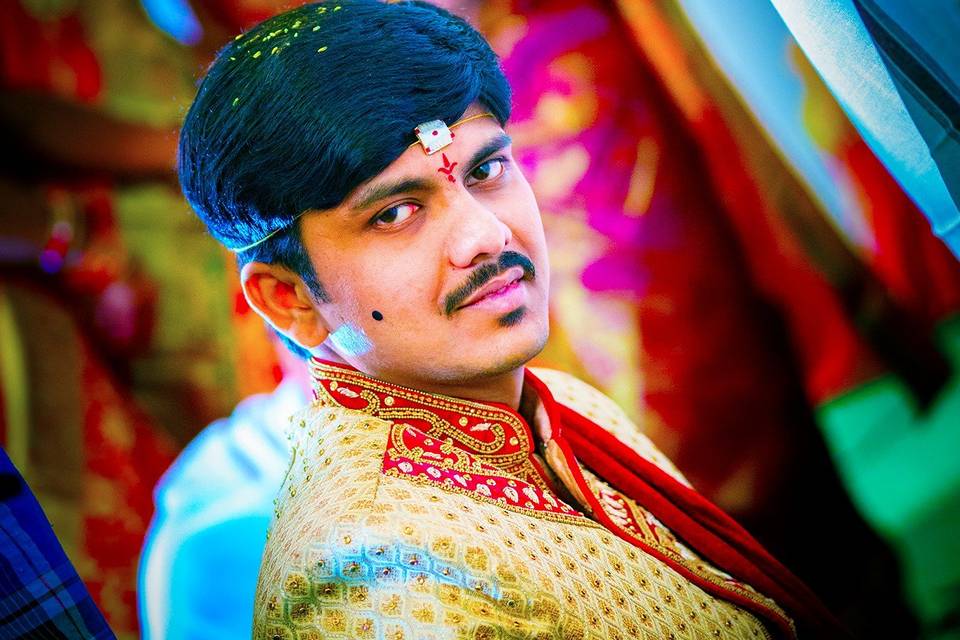 Groom At mandapam