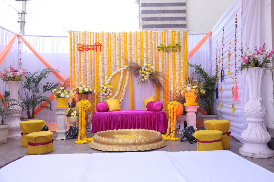 Haldi decor