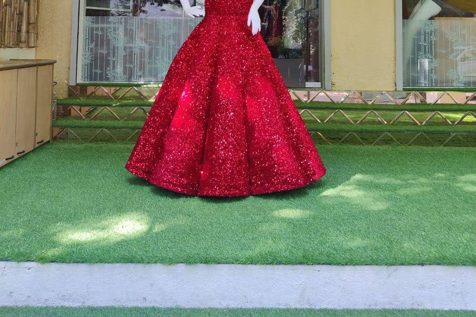 Designer gown