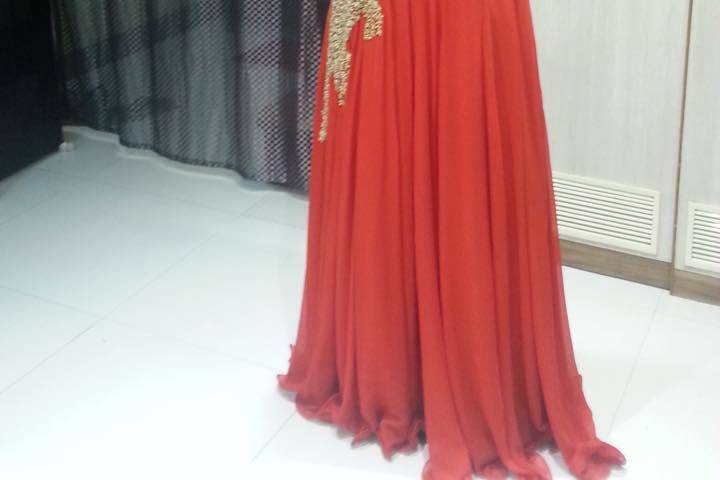 Designer gown