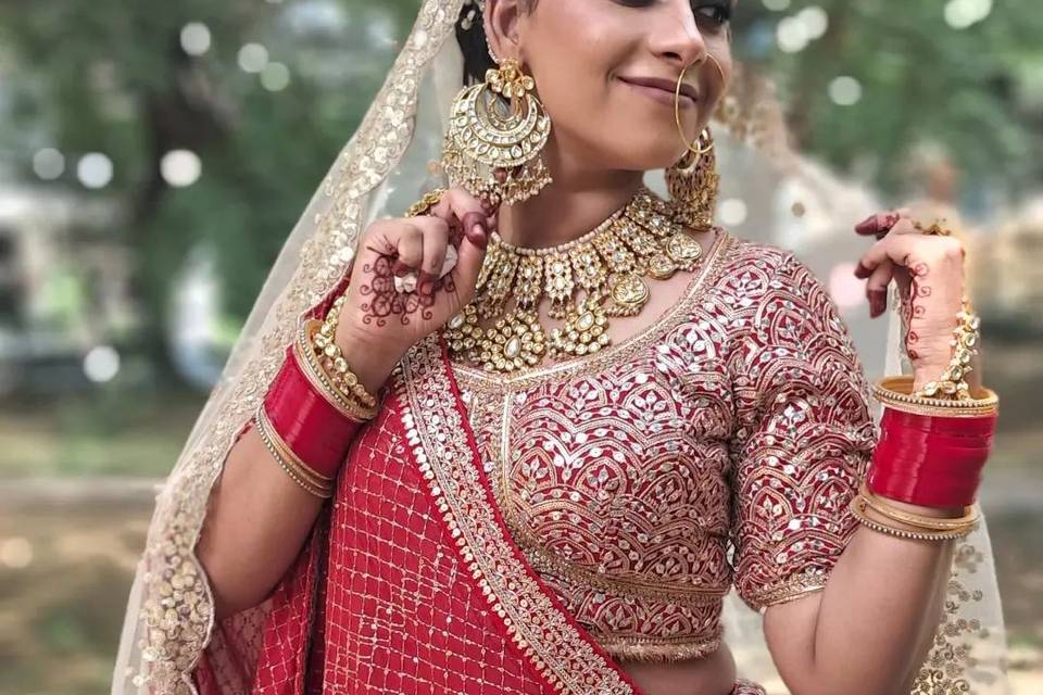 Bridal makeup