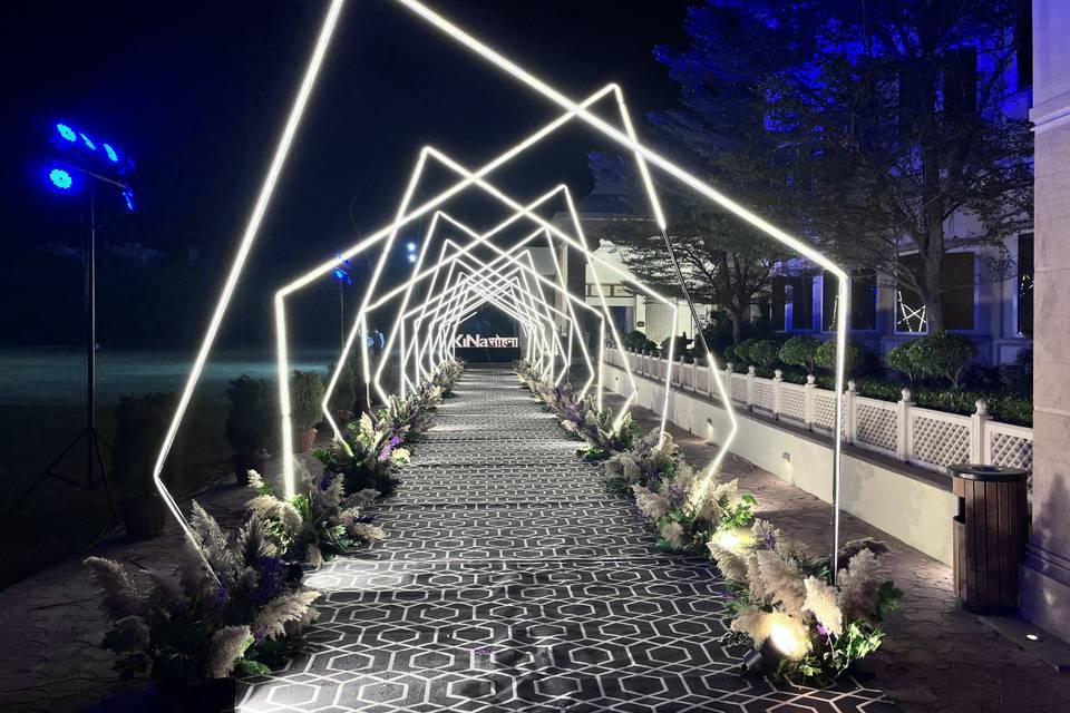 Sangeet Entry Decor