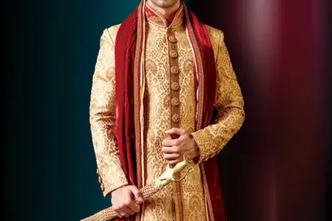 Jade blue 2025 wedding sherwani