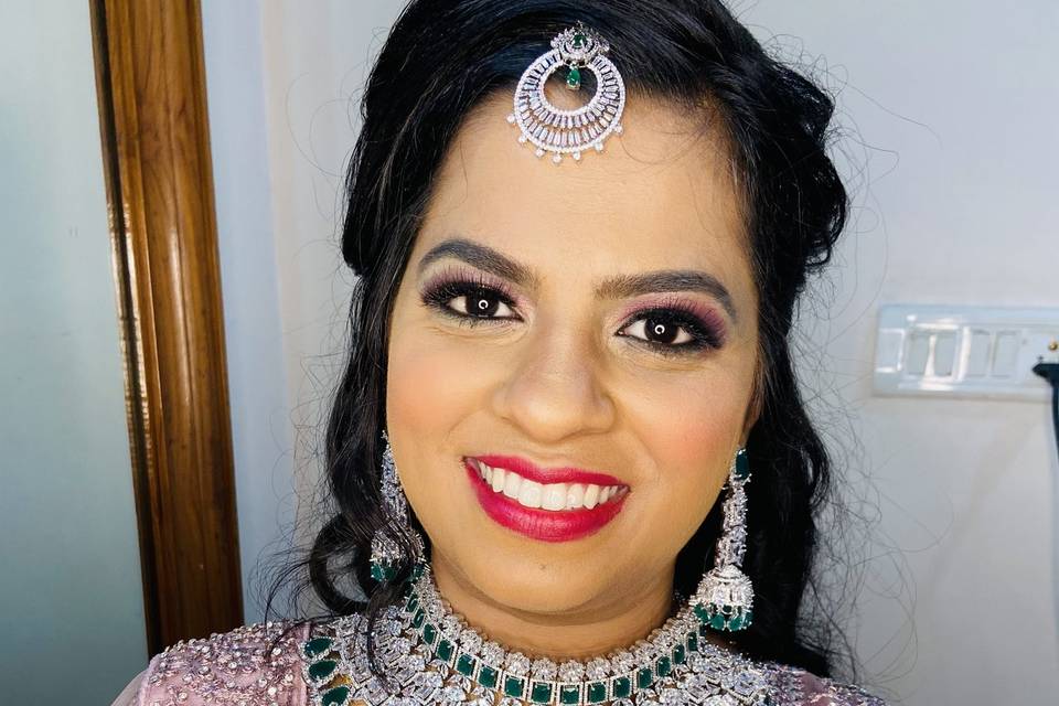 Pooja makeup