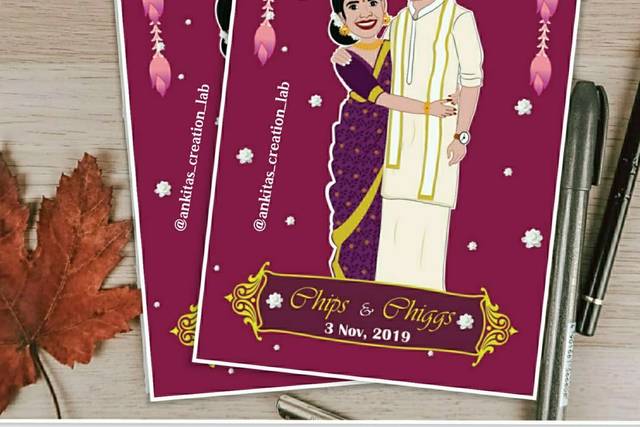 Customized wedding online invitation cards