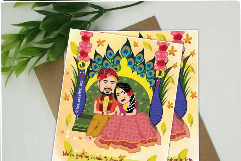 Customized Wedding Invitation, Anand