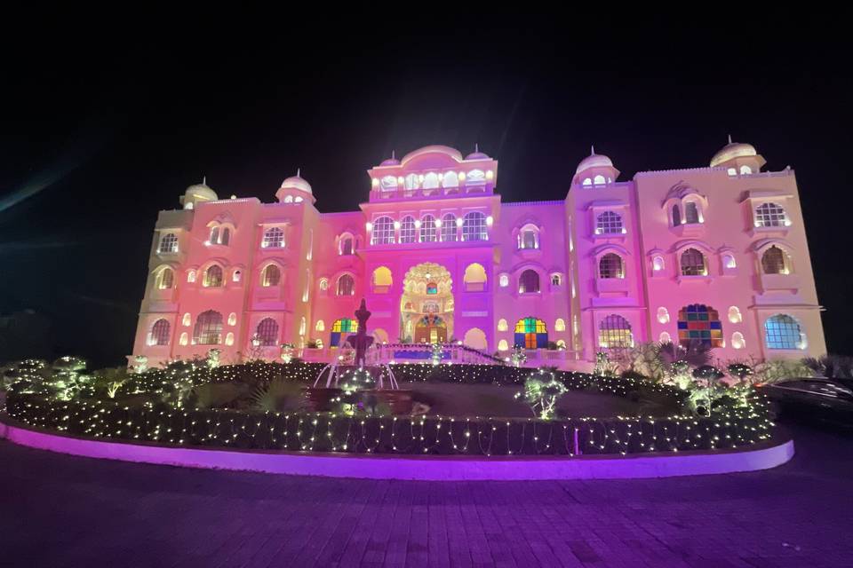 Maharaja palace face
