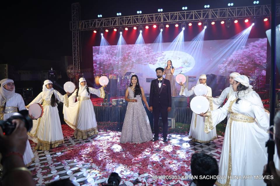 Bride groom entry in faridabad