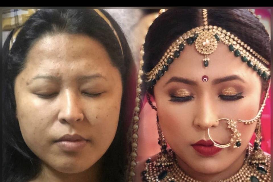 Bridal makeup