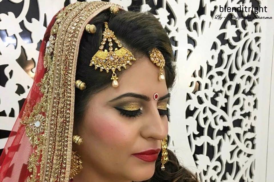 Bridal makeup