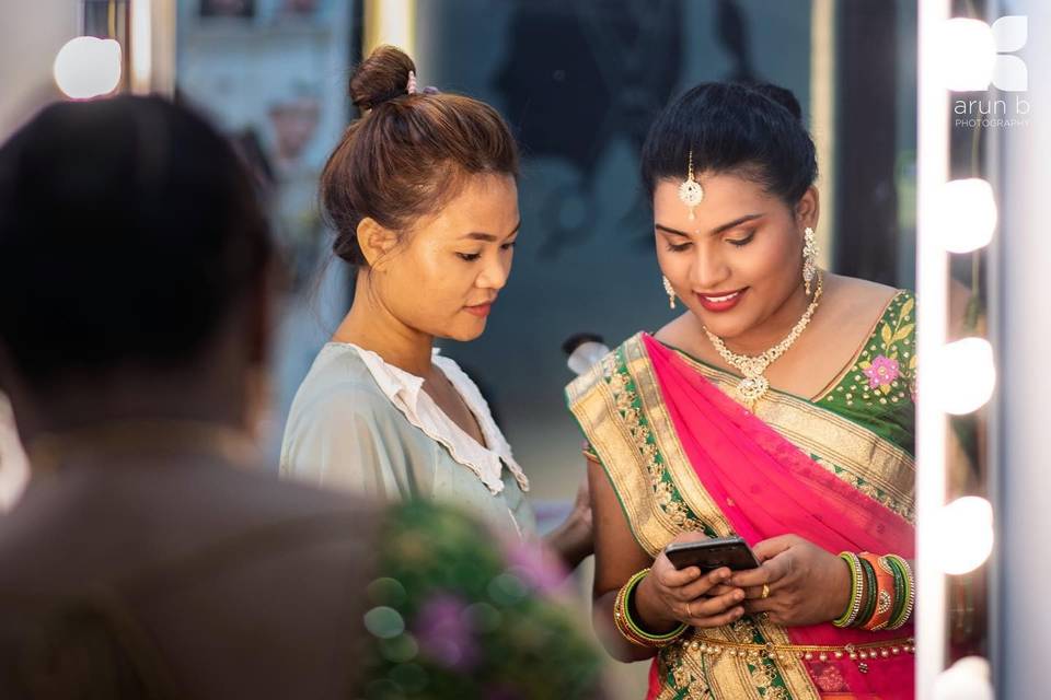 Bridal makeup