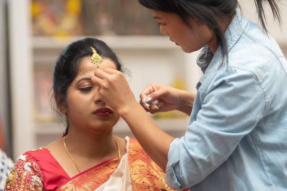 Bridal makeup