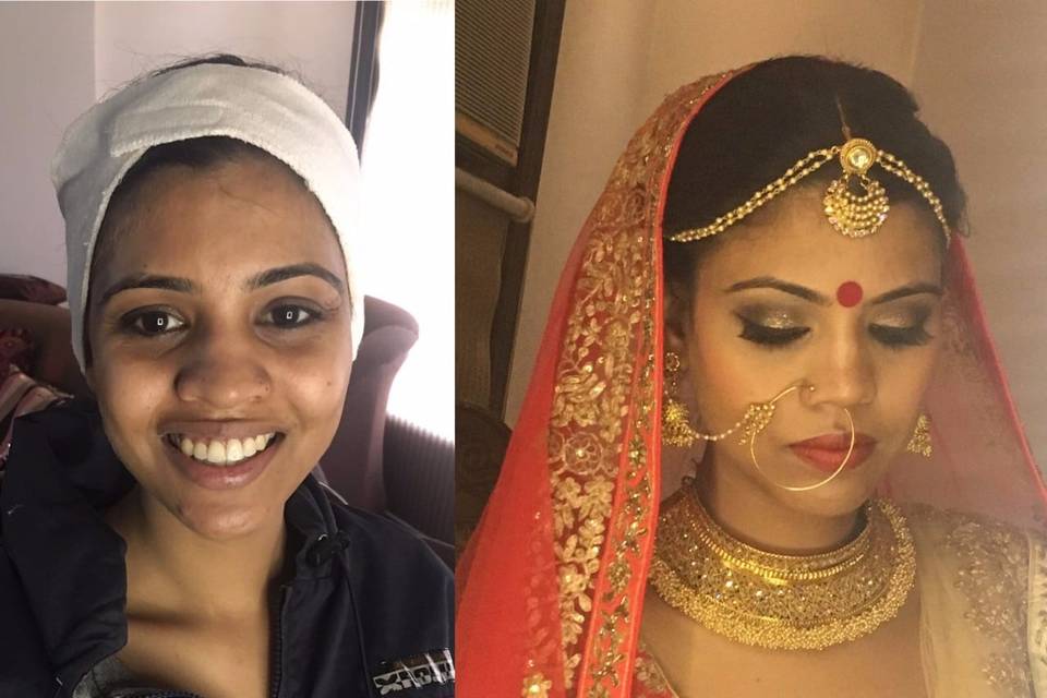 Bridal makeup