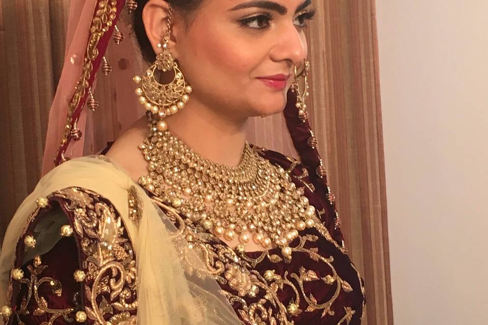 Bridal makeup