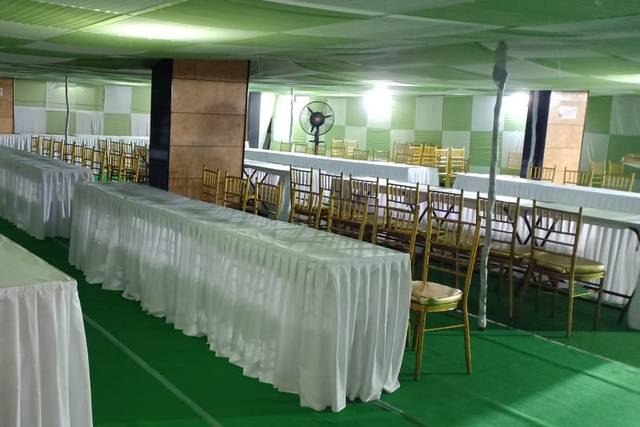 Wedding tent decoration